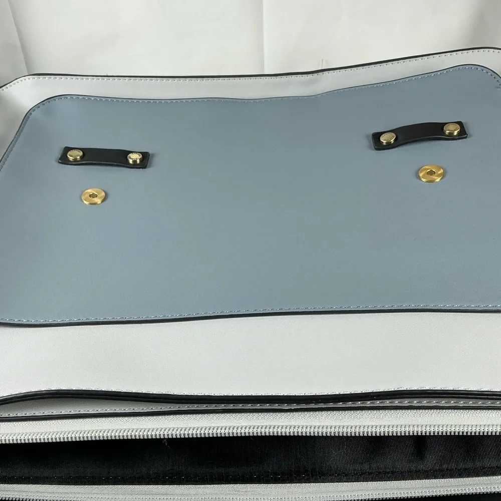 Ecosusi Sophisticated Black Blue Gray Backpack Briefcase Shoulder Bag Laptop Wor